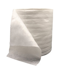 white Spunlaced nonwoven raw fabric roll can be biodegradable for both wet and dry use